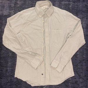 Taylor Stitch The Jack Shirt Blue Oxford Stripe